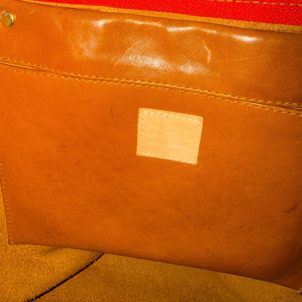 Clare V Le Zip Sac Miel Rustic Leather - Picture 3 of 10
